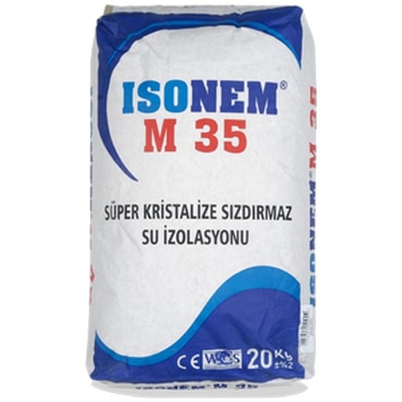 İsonem M 35 Süper Kristalize Sızdırmaz Su Yalıtım Malzemesi 20 kg